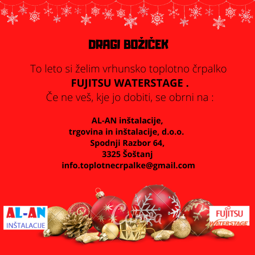 AL-AN Inštalacije d.o.o. - Pismo božičku